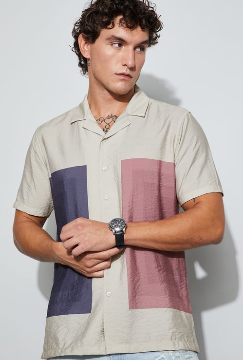 CODE Printed Regular Fit Shirt