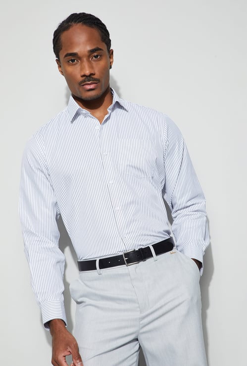 CODE Striped Regular Fit Formal Shirt