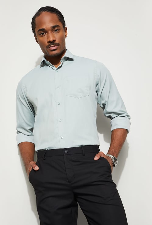 CODE Patterned Regular Fit Formal Shirt