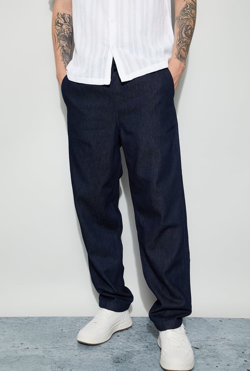 FORCA Darkwashed Regular Fit Jeans