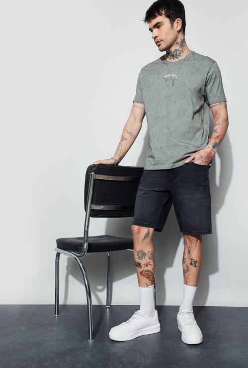 FORCA Washed Denim Shorts