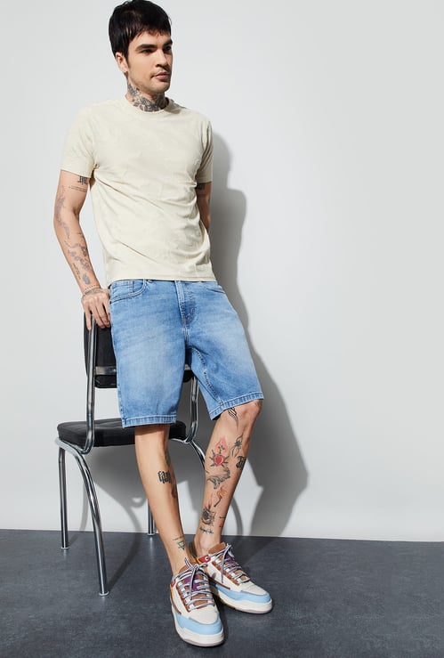 FORCA Washed Denim Shorts