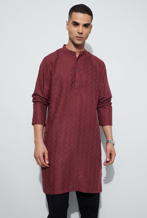 MELANGE Woven Design Kurta