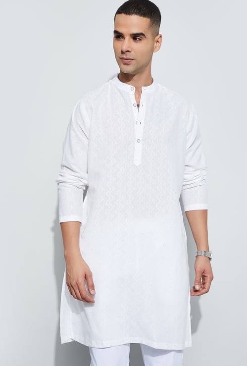 MELANGE Woven Design Kurta