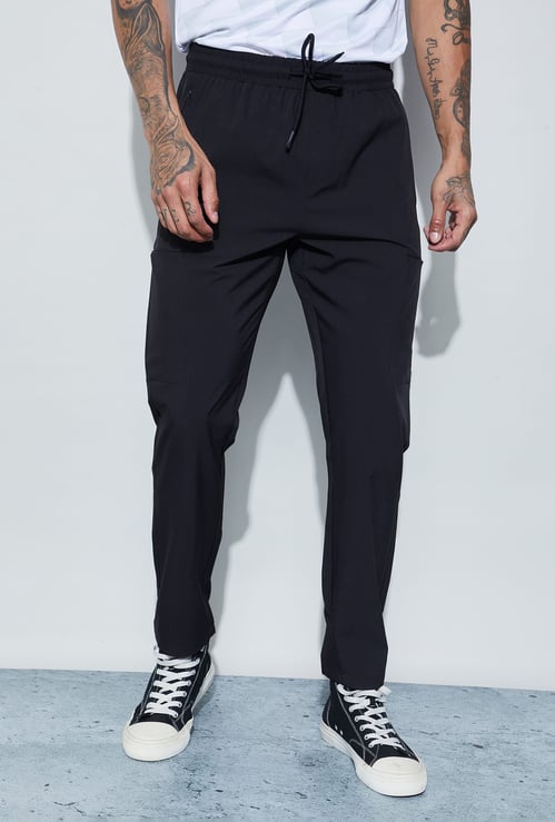 FAME FOREVER ACTIVE Solid Slim Track Pants