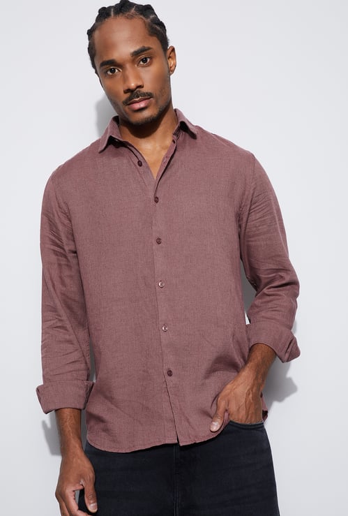 BOSSINI Solid Regular Fit Shirt