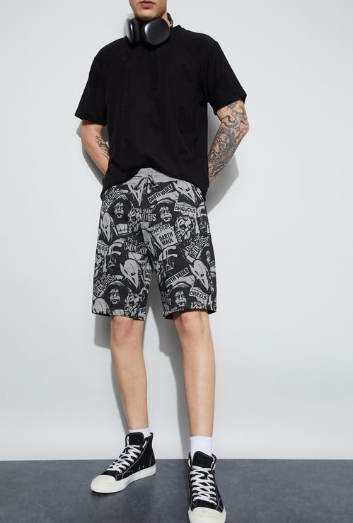 FAME FOREVER Printed Regular Shorts