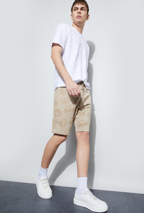 FAME FOREVER Printed Regular Fit Shorts