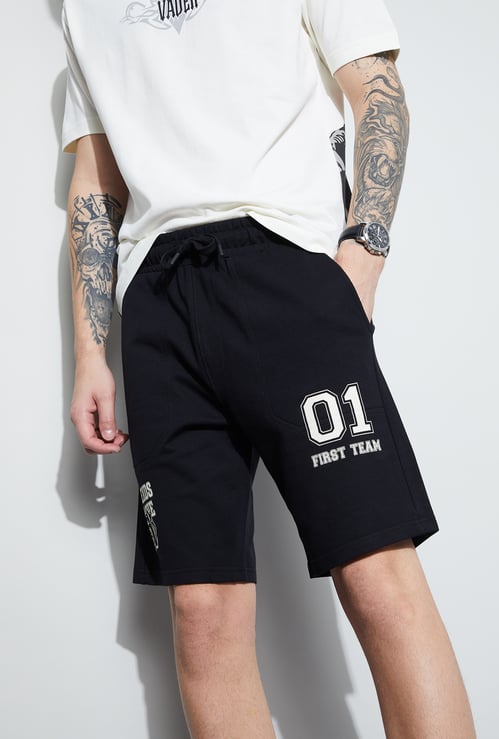 FAME FOREVER Printed Regular Fit Shorts