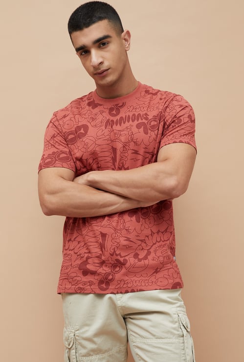 FAME FOREVER Minion Print T-shirt