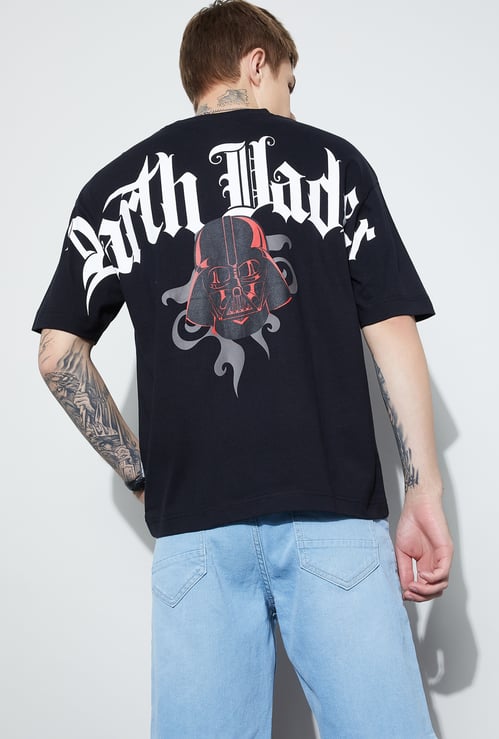 FAME FOREVER Darth Vader Back Print T-shirt