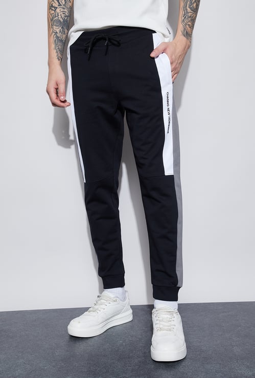 FAME FOREVER Panelled Slim Track Pants