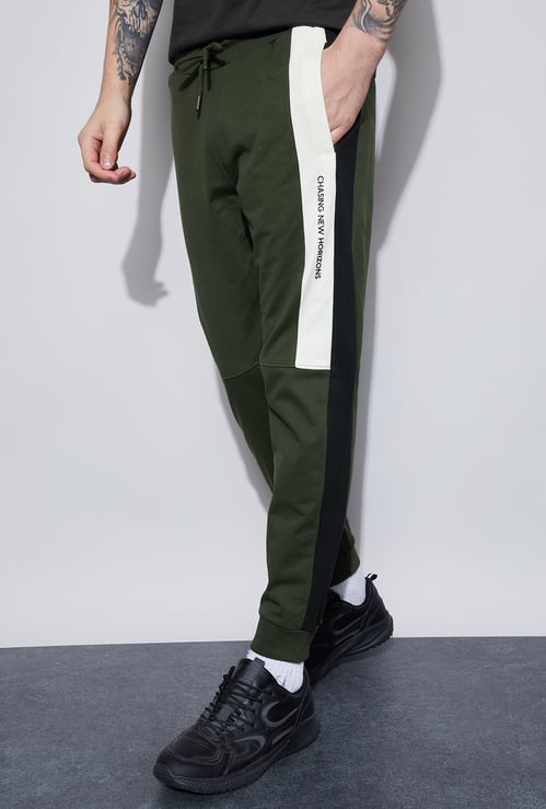 FAME FOREVER Panelled Slim Track Pants