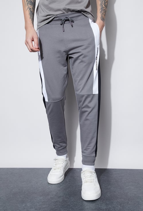 FAME FOREVER Panelled Slim Track Pants