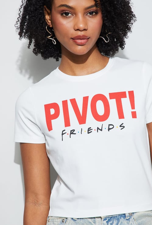 GINGER Friends Print T-shirt