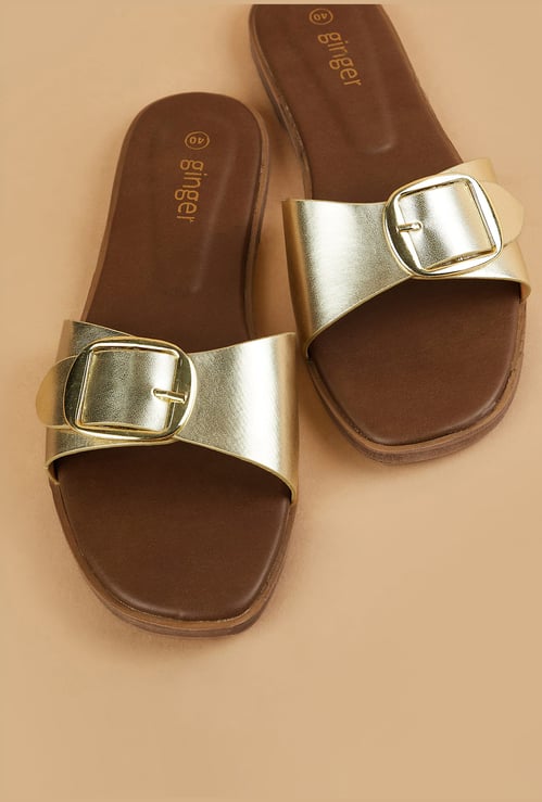 GINGER Buckle Detail Flats