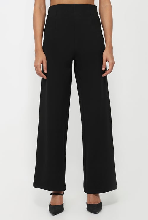 KRAUS High-Rise Wide-Leg Trousers