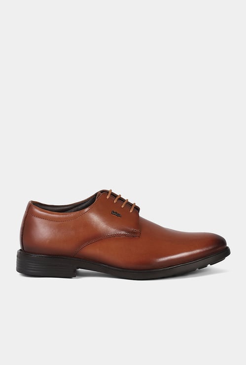 LEE COOPER Solid Lace-Up Shoes