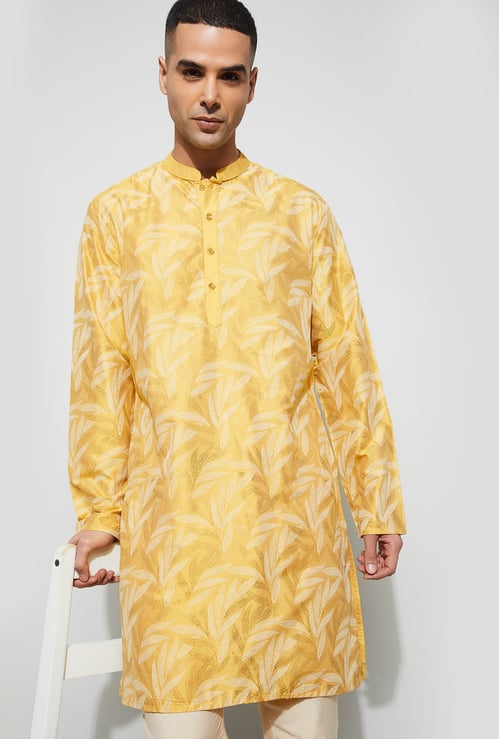 MELANGE Embroidered Knee Length Straight Kurta