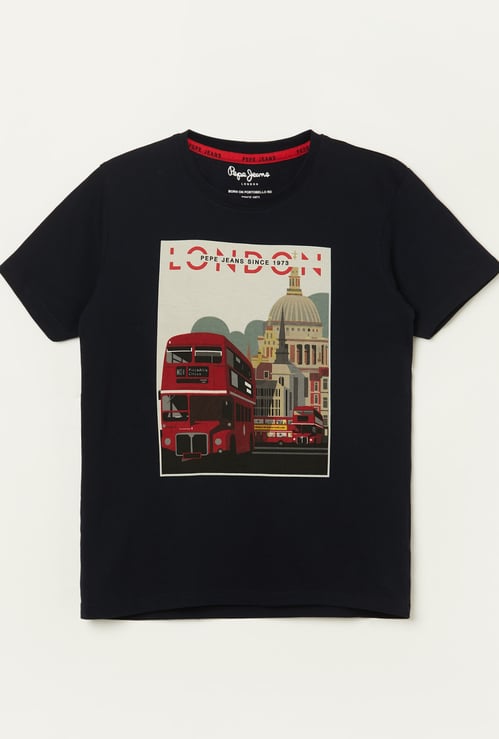 PEPE JEANS Boys Graphic Print T-shirt