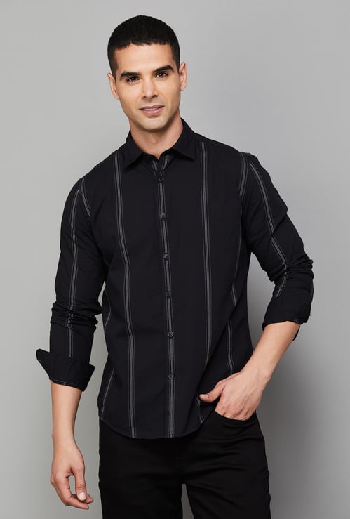 FLYING MACHINE Striped Slim Fit Shirt