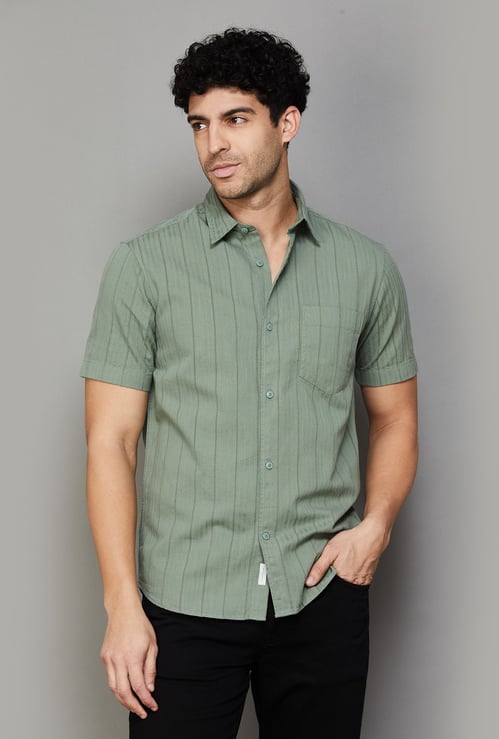 FLYING MACHINE Striped Slim Fit Shirt