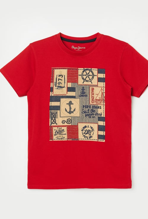 PEPE JEANS Boys Graphic Print T-shirt