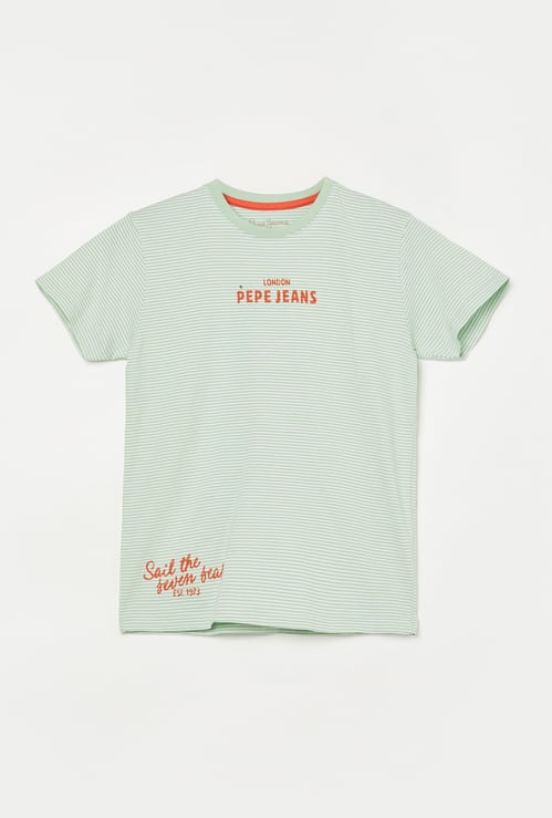PEPE JEANS Boys Striped T-shirt