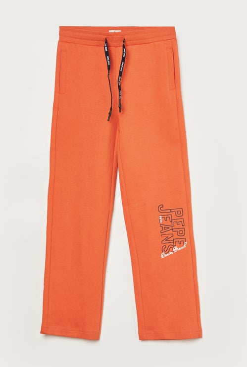 PEPE JEANS Boys Graphic Print Track Pants