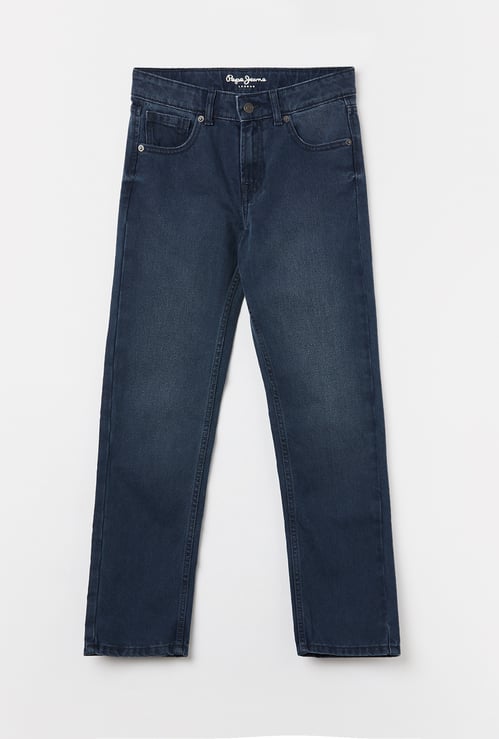 PEPE JEANS Boys Darkwash Regular Fit Jeans