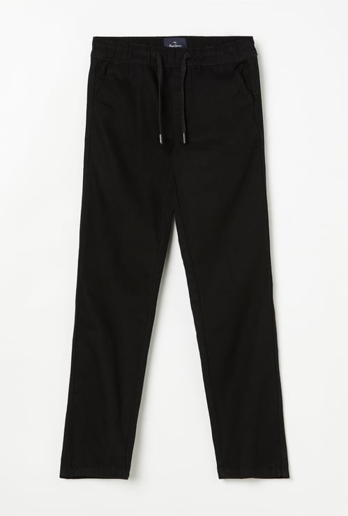 PEPE JEANS Boys Rinse Wash Regular Drawstring Jeans
