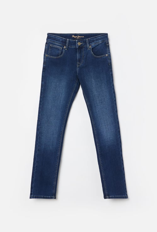 PEPE JEANS Boys Stonewashed Dyland Jeans (Slim)
