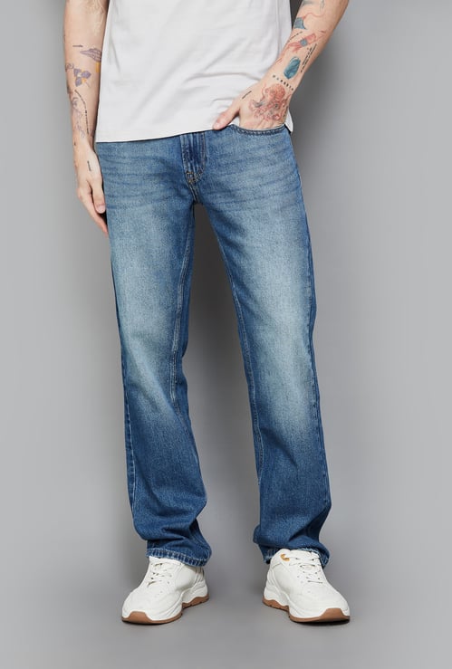 PEPE JEANS Washed Regular Straight Jeans