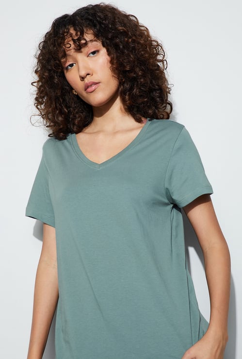 FAME FOREVER Solid T-shirt