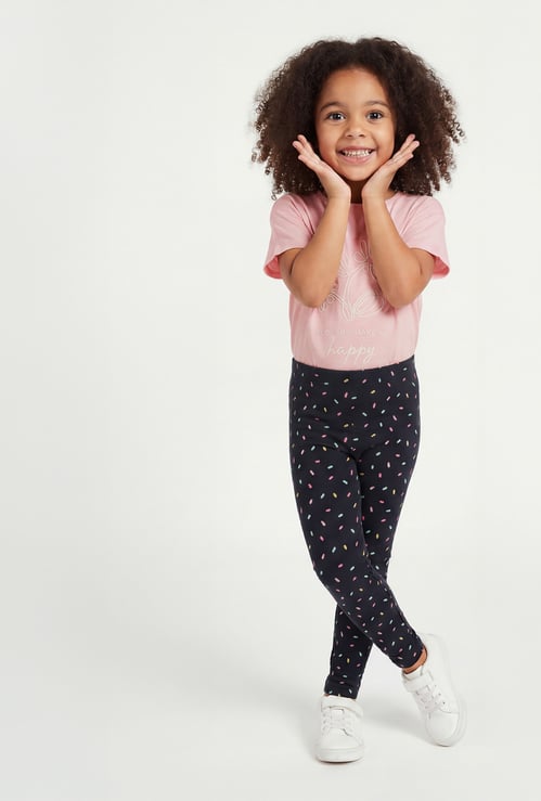 FAME FOREVER Girls Printed Leggings