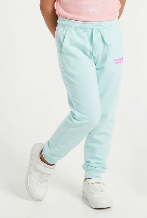 FAME FOREVER Girls Solid Track Pants