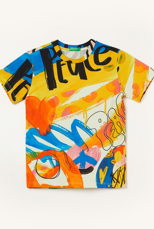 UNITED COLORS OF BENETTON Boys Graphic Print T-shirt