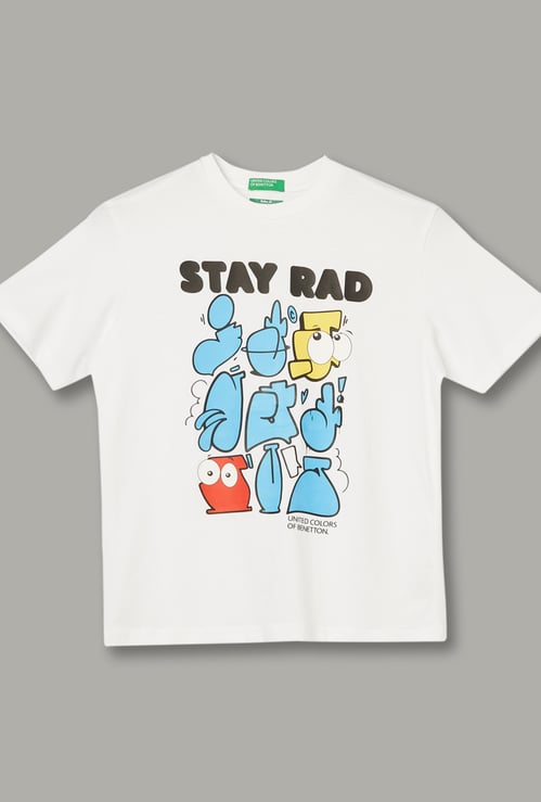 UNITED COLORS OF BENETTON Boys Graphic Print T-shirt