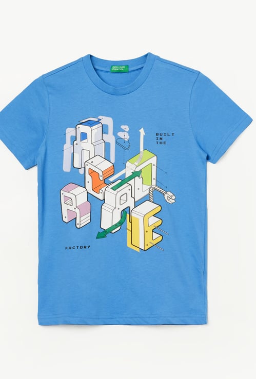 UNITED COLORS OF BENETTON Boys Graphic Print T-shirt