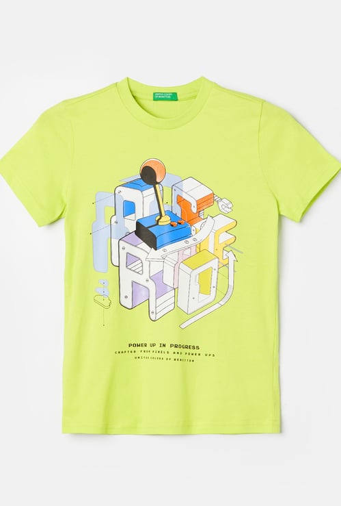 UNITED COLORS OF BENETTON Boys Graphic Print T-shirt