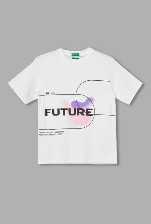 UNITED COLORS OF BENETTON Boys Graphic Print T-shirt