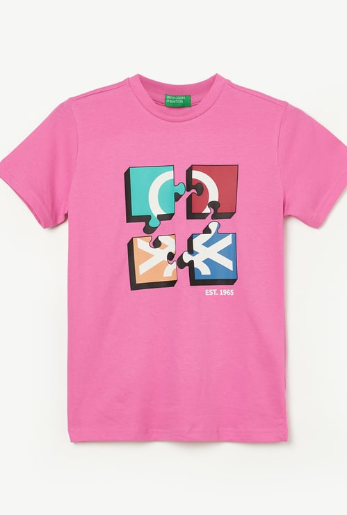 UNITED COLORS OF BENETTON Boys Graphic Print T-shirt