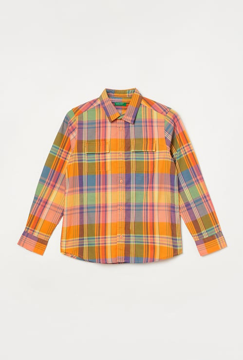 UNITED COLORS OF BENETTON Boys Checked Shirt