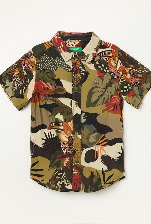 UNITED COLORS OF BENETTON Printed Shirt