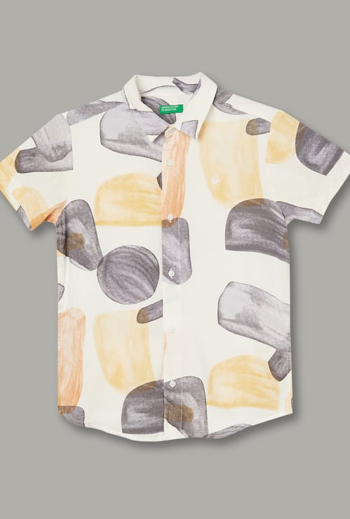 UNITED COLORS OF BENETTON Boys Printed Shirt