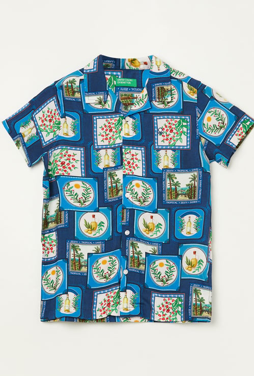 UNITED COLORS OF BENETTON Boys Printed Shirt