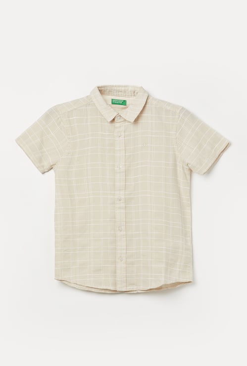 UNITED COLORS OF BENETTON Boys Checked Shirt