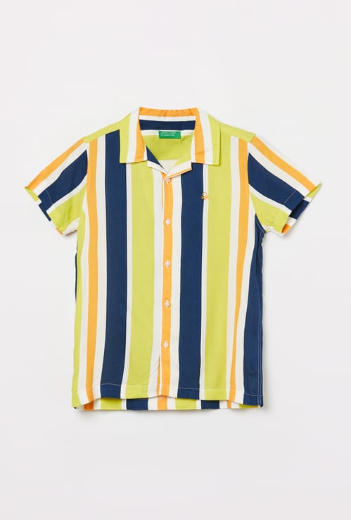 UNITED COLORS OF BENETTON Boys Striped Shirt