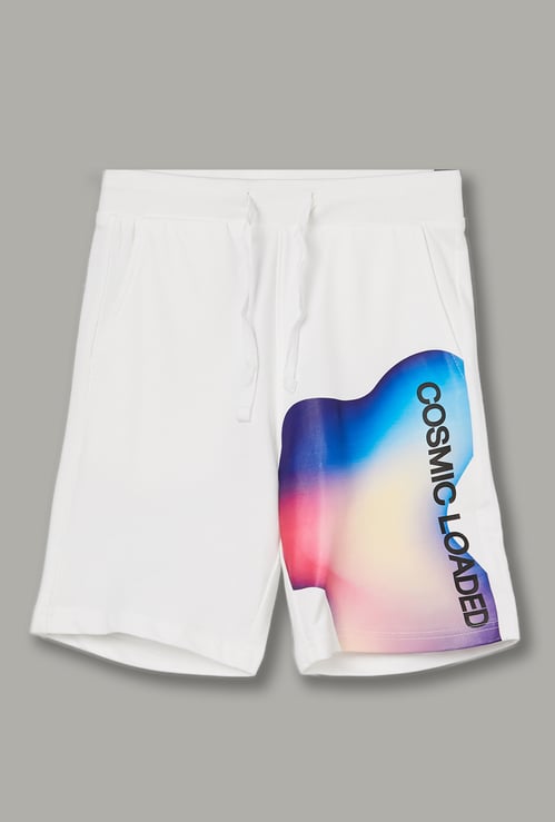 UNITED COLORS OF BENETTON Boys Graphic Print Regular Shorts