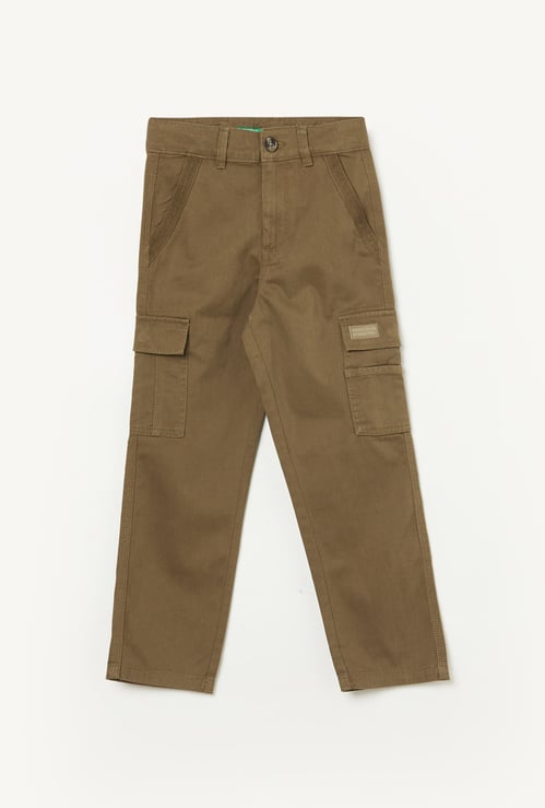 UNITED COLORS OF BENETTON Boys Solid Cargos